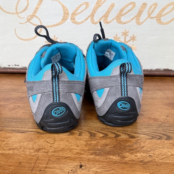Womens Oboz Hiking Shoes Gray and Blue Size 8.5 - Picture 4 of 7